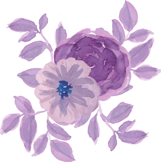 Watercolor Flowers Illustration